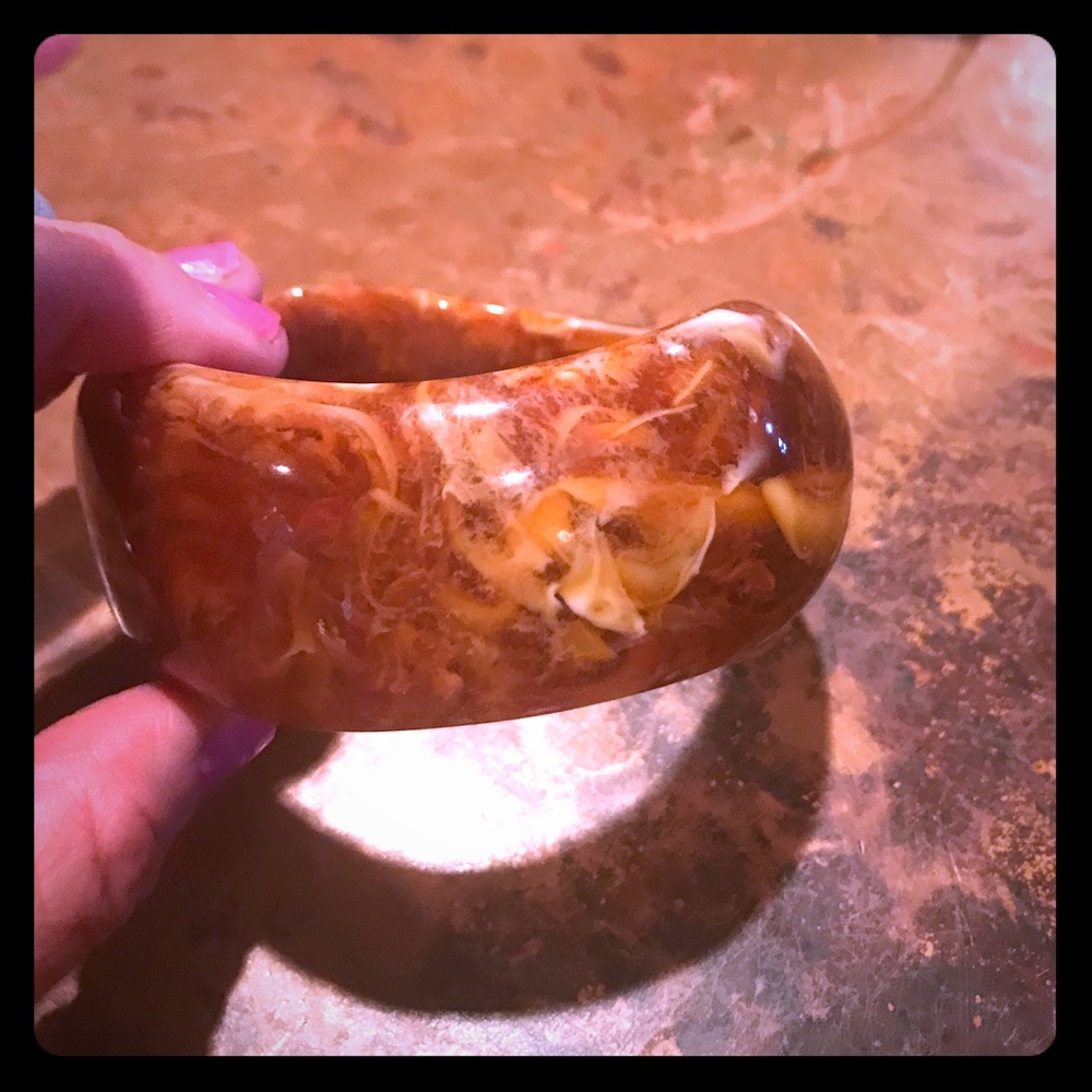 Brown Marble Braclet