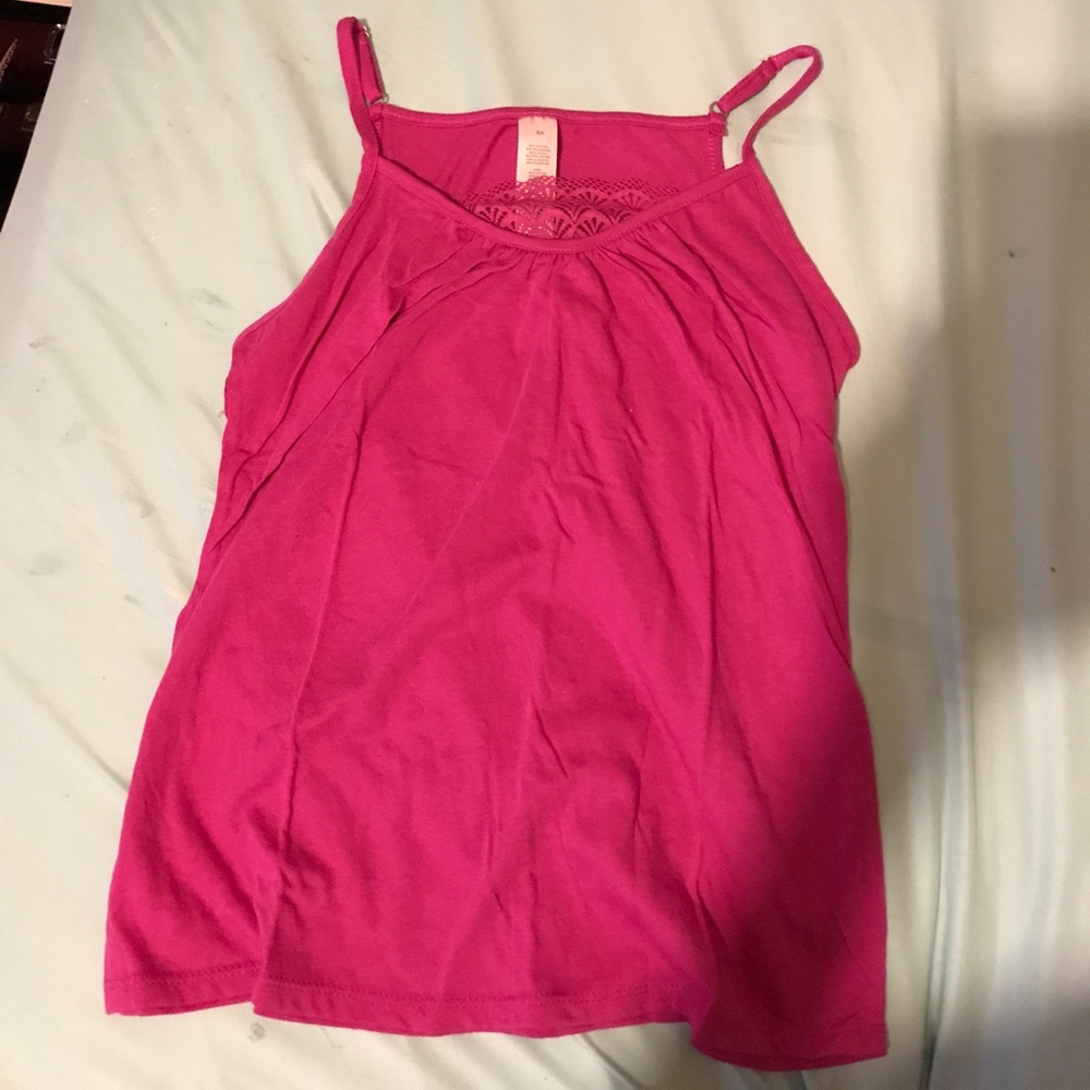 Avon, Pink, Lace, Women's, Tank Top