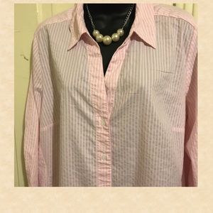 Pink and White Shirt
