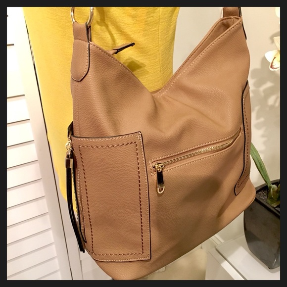 18 off Madison West Handbags NWT Tan Vegan Leather Large