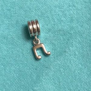 Pandora music note charm