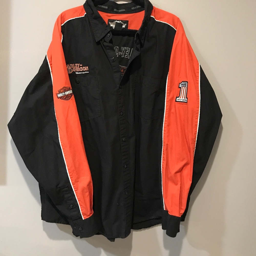 HARLEY DAVIDSON BUTTON DOWN SHIRT 3X.