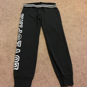 Women's black Victoria secret sweatpants