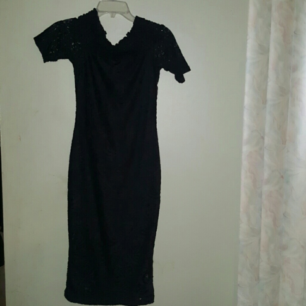 Black Lace Dress