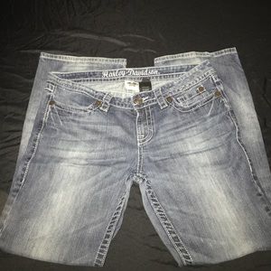 2 pairs of Harley Davidson Jeans