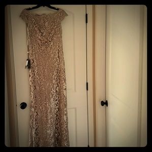 Tadashi Shoji beautiful lace formal dress.