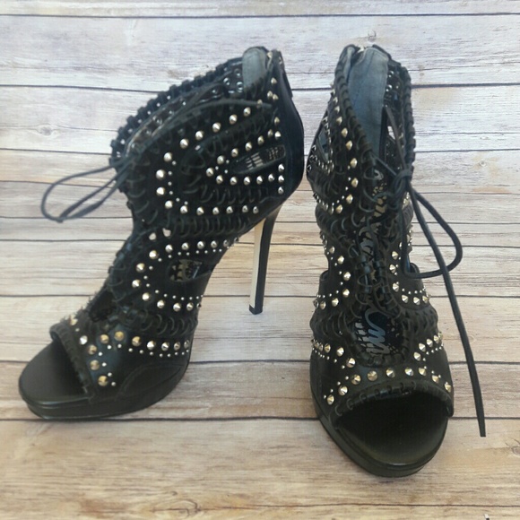 Sam Edelman Shoes - Sam Edelman  studded lace up black sandals