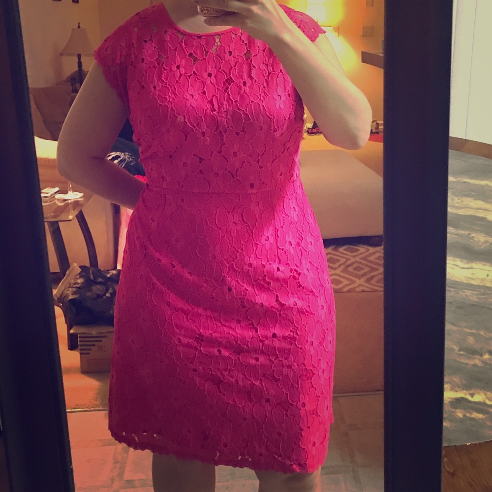 Pink & Lace Dress