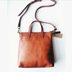Madewell Mini Transport Crossbody leather purse
