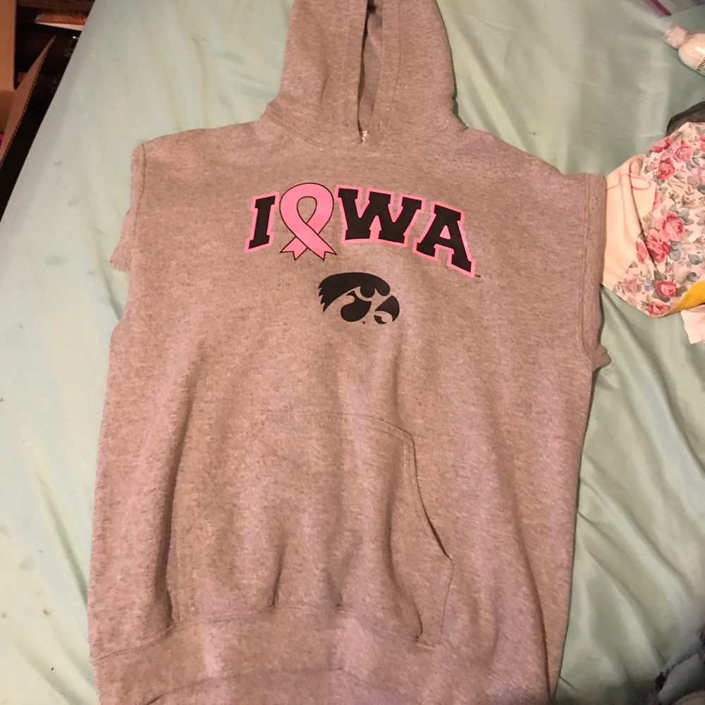 Iowa Hawkeyes, Women's, Grey Sweatshirt