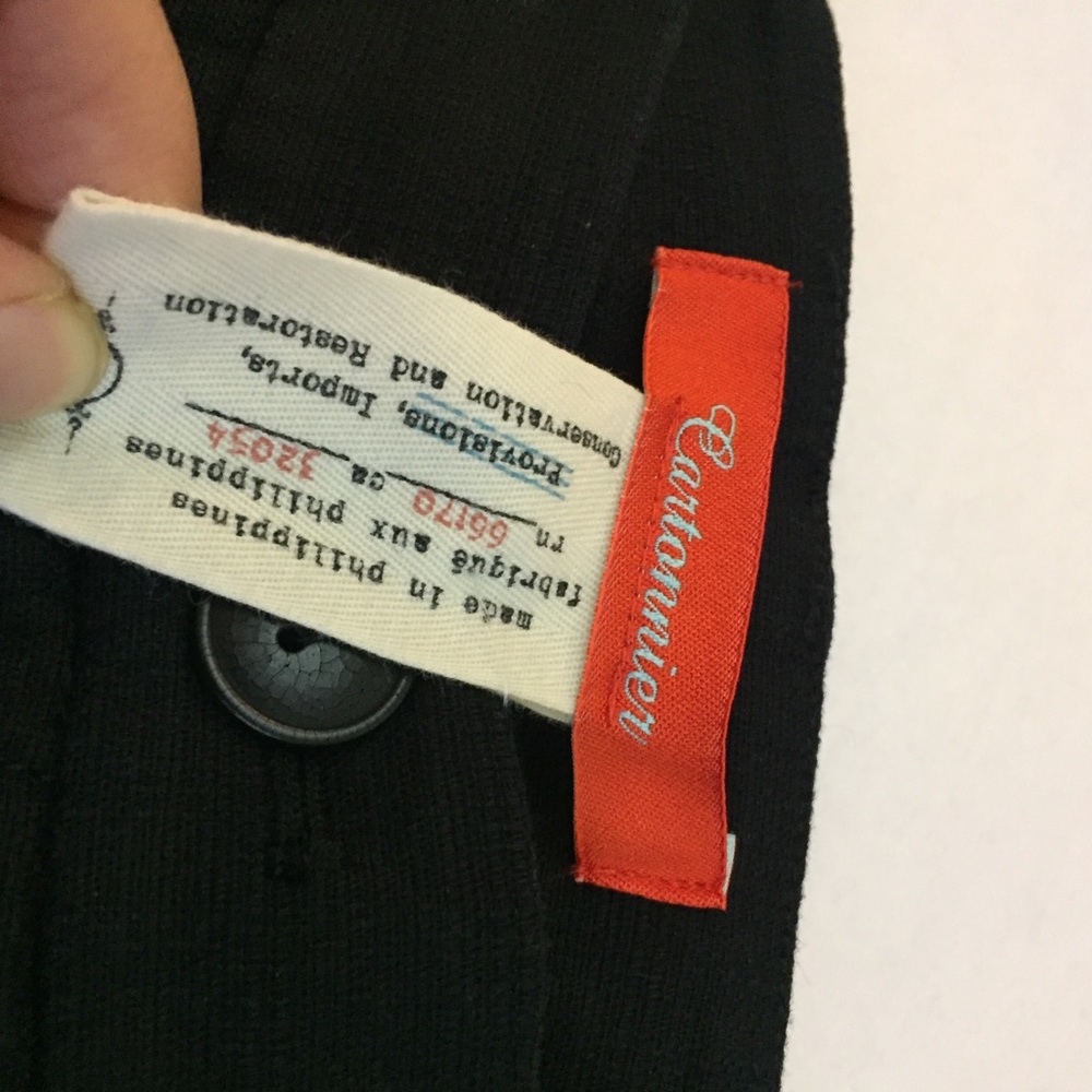 CARTONNIER Black Slim Ankle Cropped Dress Pants - Picture 5 of 7