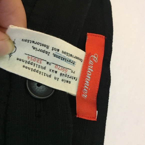 CARTONNIER Black Slim Ankle Cropped Dress Pants - Picture 5 of 7