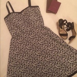 Black and white dress