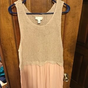 Muted color dress