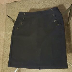 Navy Blue Loft pencil skirt size 6