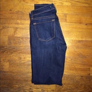 J Brand skinny dark wash denim