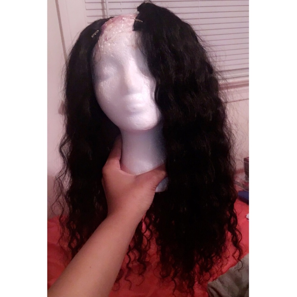 20" Human Hair Brazilian Loose wave Upart wig