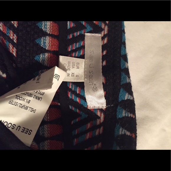 Flash Sale! Asos see u soon tribal mini skirt - Picture 4 of 4