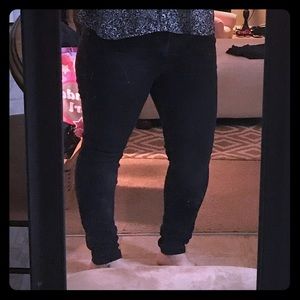 DARK grey jeggings
