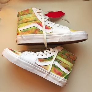 🎨 CUSTOM WATERCOLOR VANS SK8-HI SNEAKERS 🎨