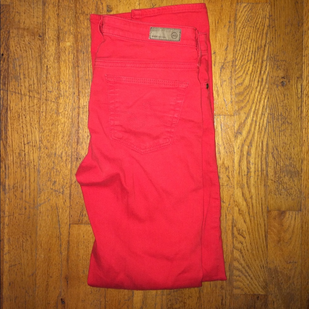 Like new stunning red jeans