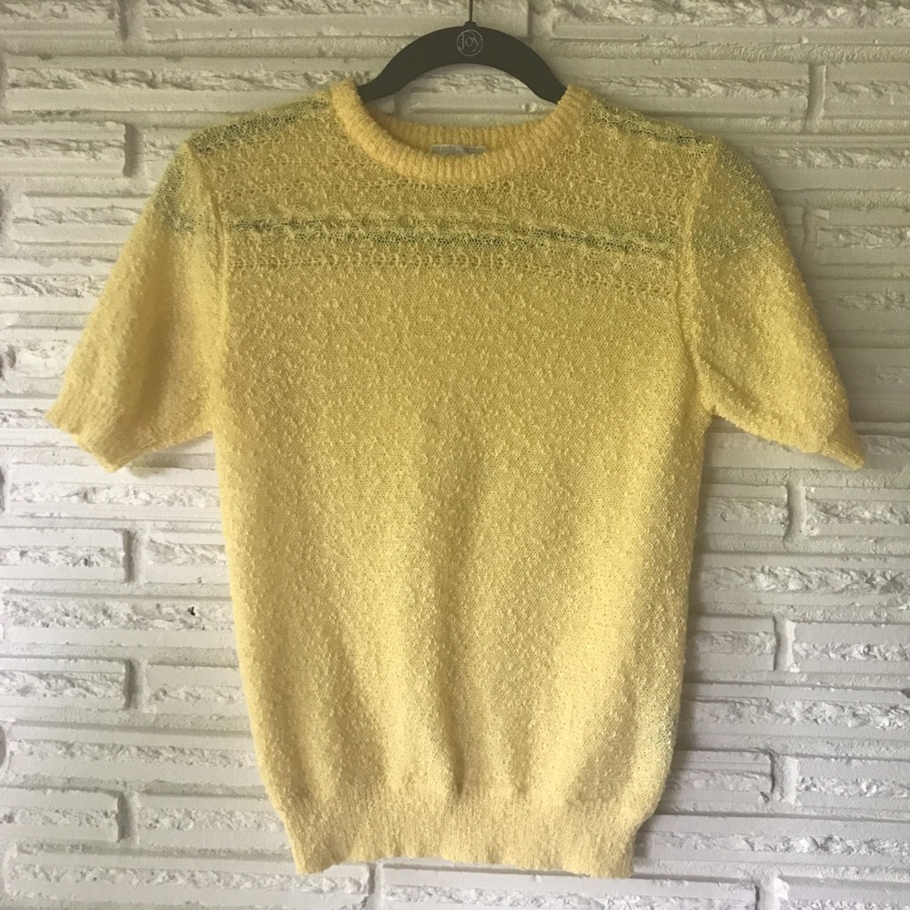Sunny Yellow Vintage Top