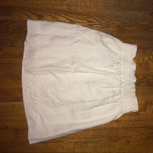 White J. Crew skirt