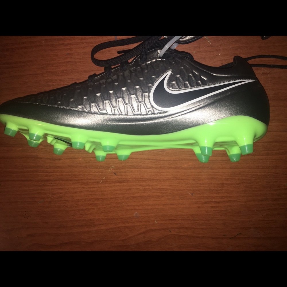 Nike Magista Orden FG - MetallicPewter/Black/Green