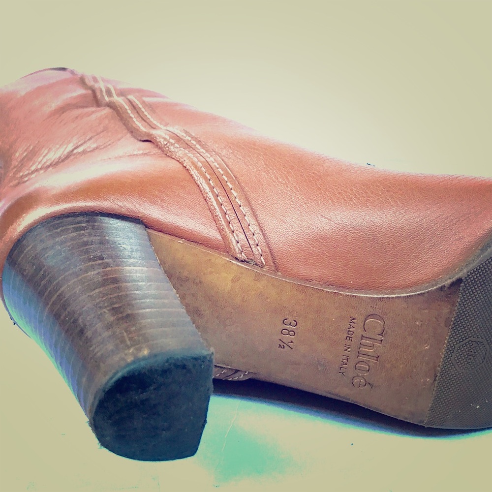 CHLOE Knee High Boots Sz 8.5 - Picture 2 of 7