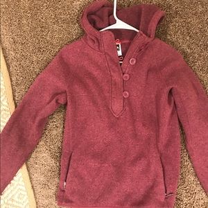 North face button fleece