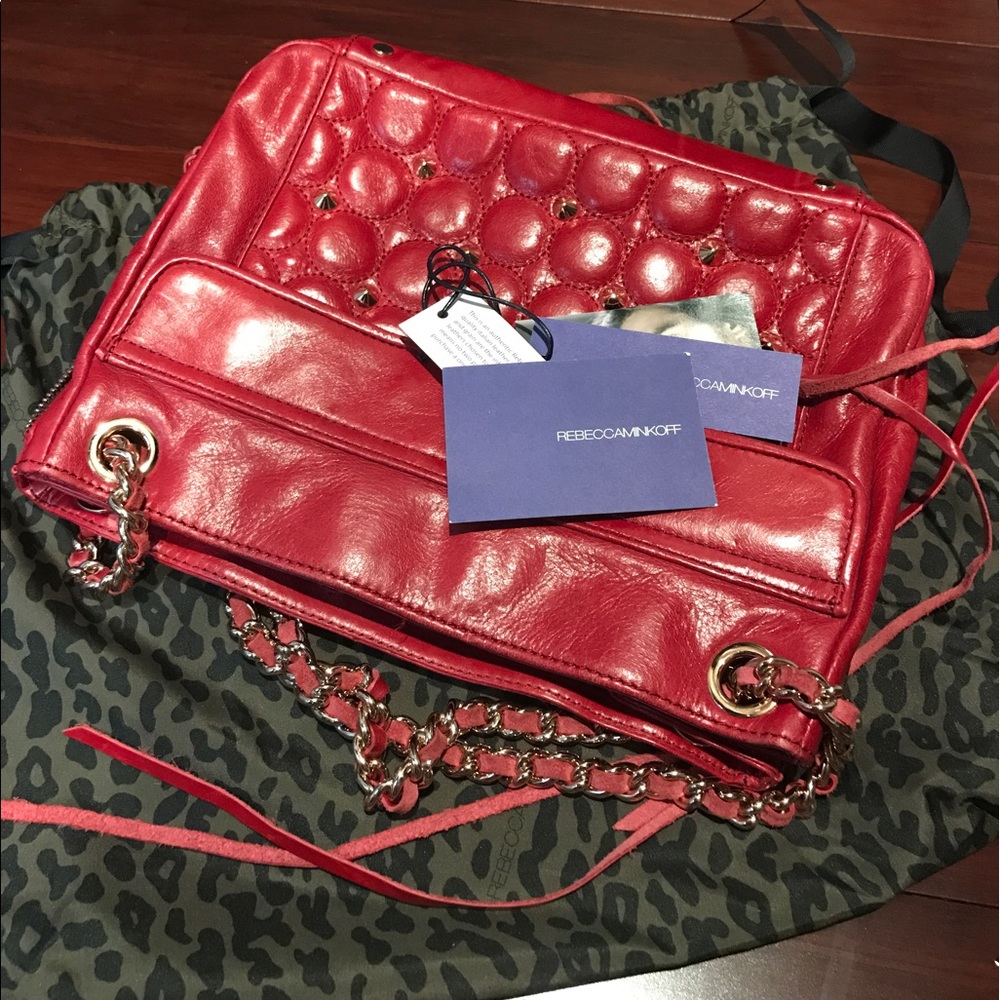 Rebecca Minkoff Studded Fringe Satchel