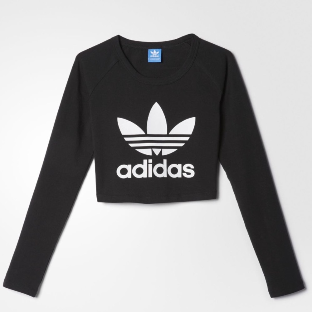 Adidas Long Sleeve Crop Top