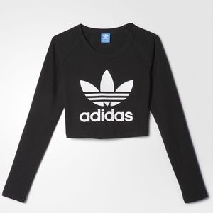 Adidas Long Sleeve Crop Top