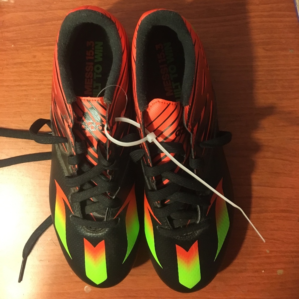 Adidas Messi 15.3 J Black Solar Green