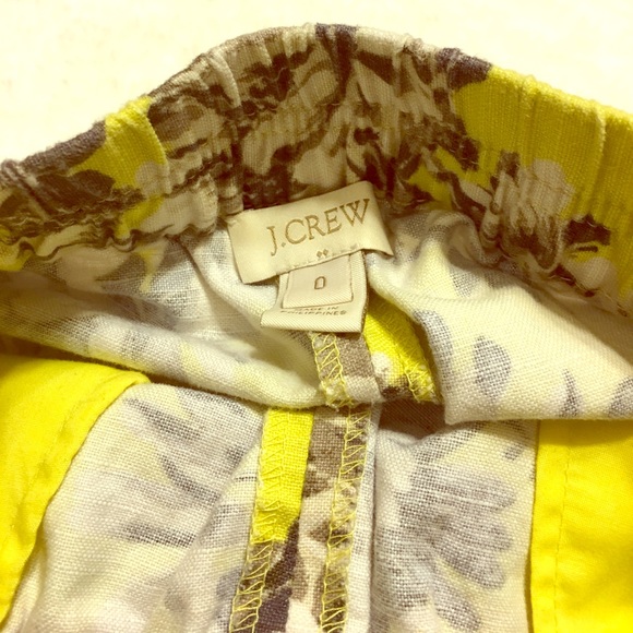 J. Crew women's linen shorts Size 0 - Picture 2 of 4