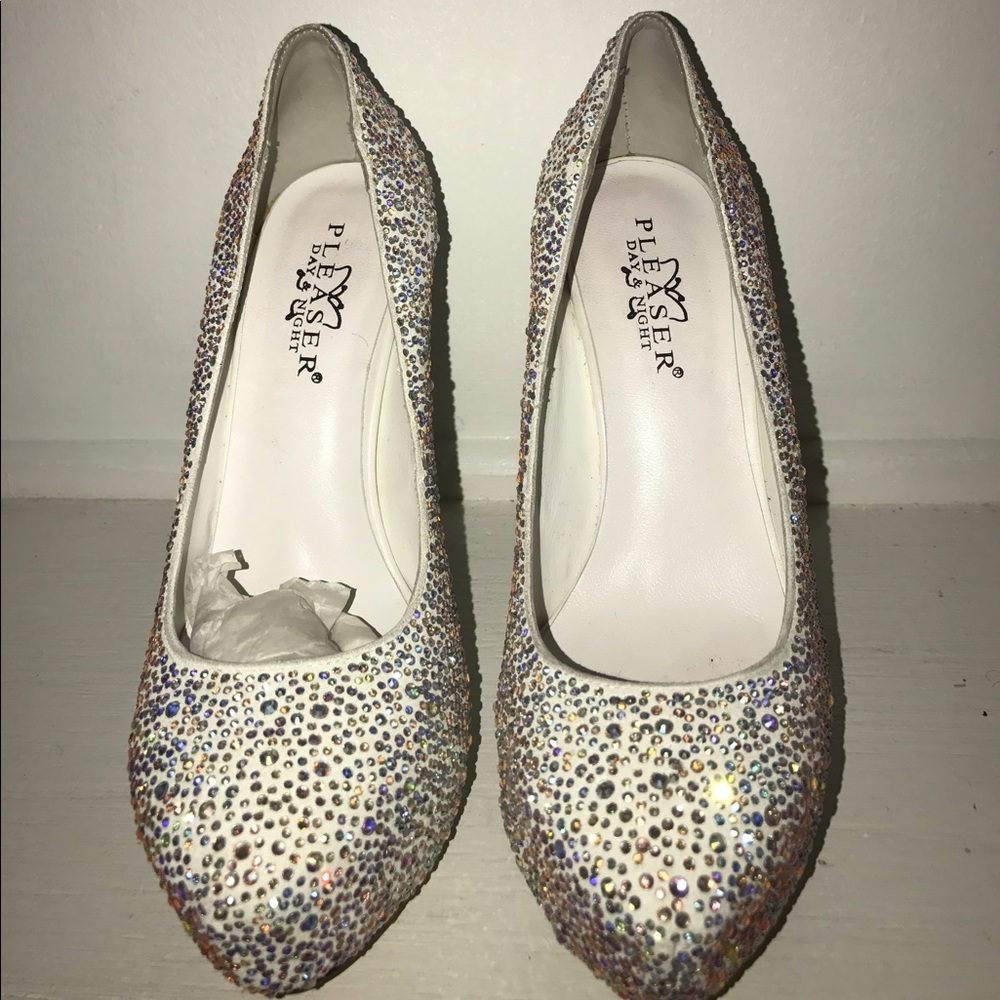 Rhinestone heels