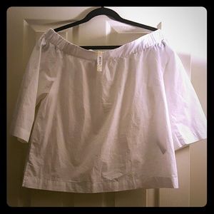 MADEWELL Clean off the shoulder top