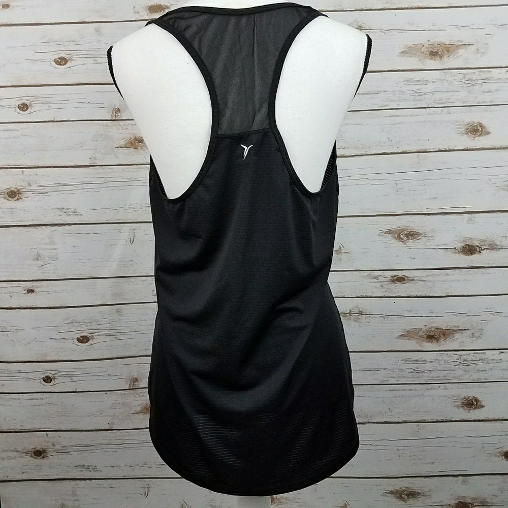 {Old Navy} Black Racer Back Athletic Tank-Large - Picture 2 of 3