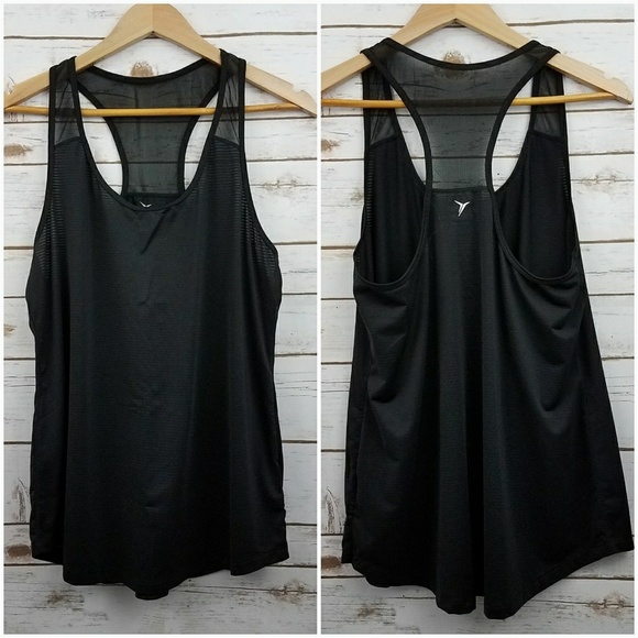 {Old Navy} Black Racer Back Athletic Tank-Large - Picture 3 of 3