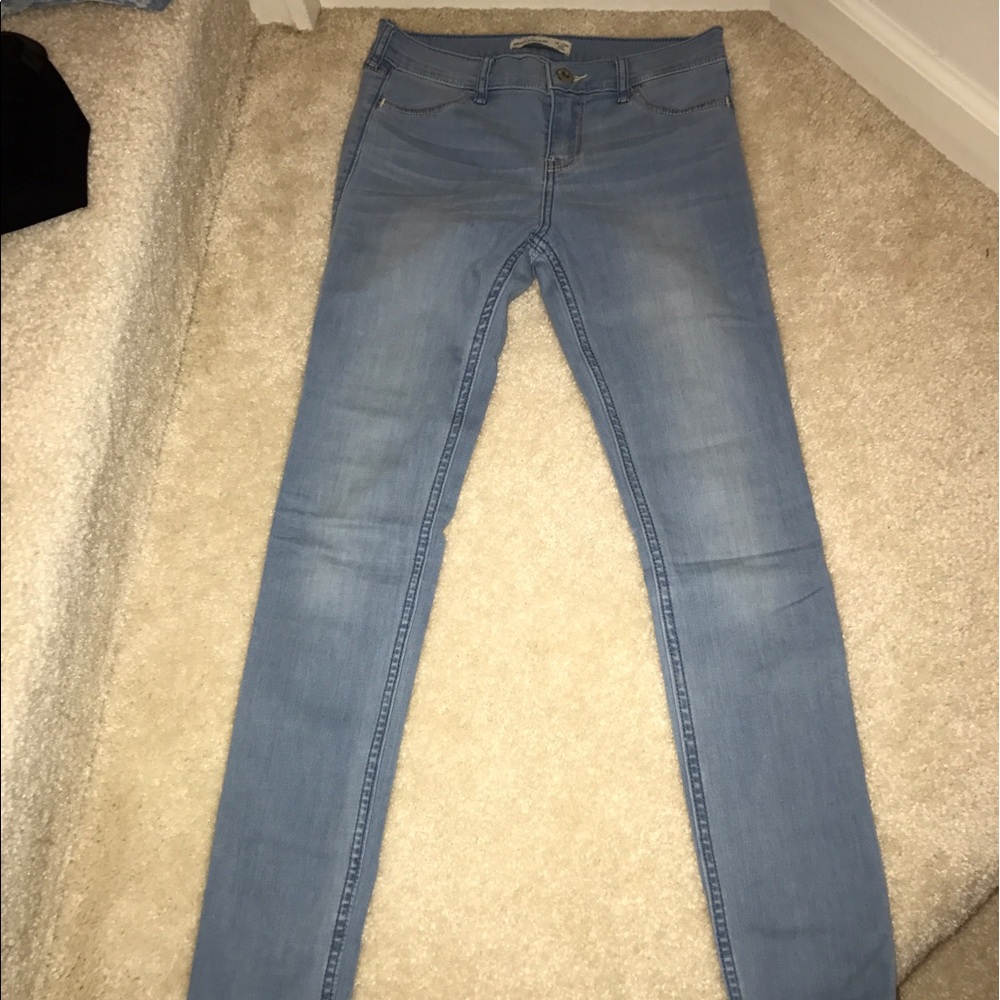 Abercrombie light washed jeans!