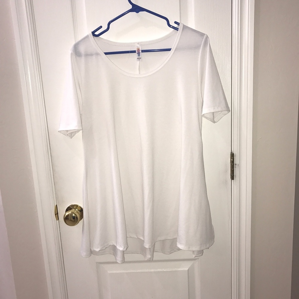 Lularoe White Perfect T