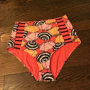 Aerie high waisted umbrella swim bottoms