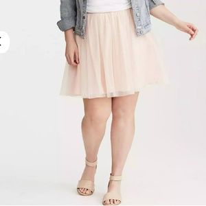 Torrid blush tulle skirt tutu