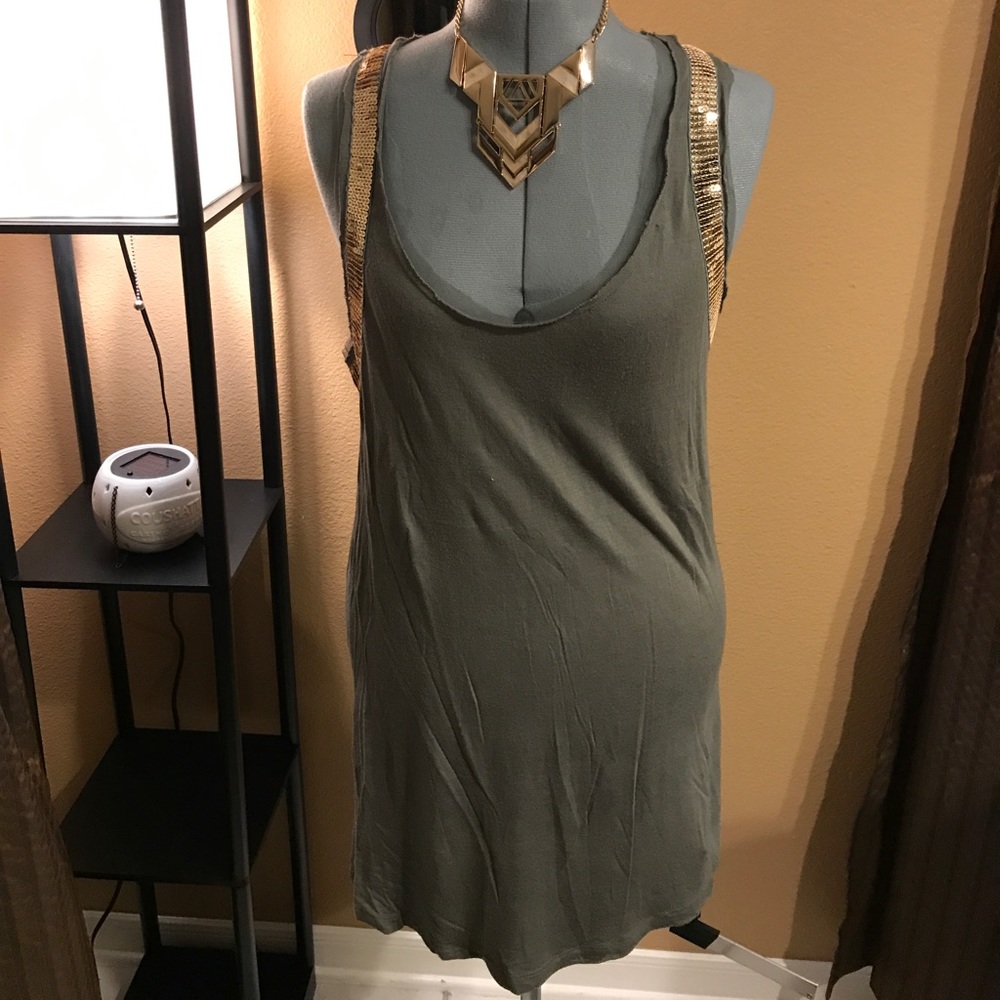Army green American Rag dress