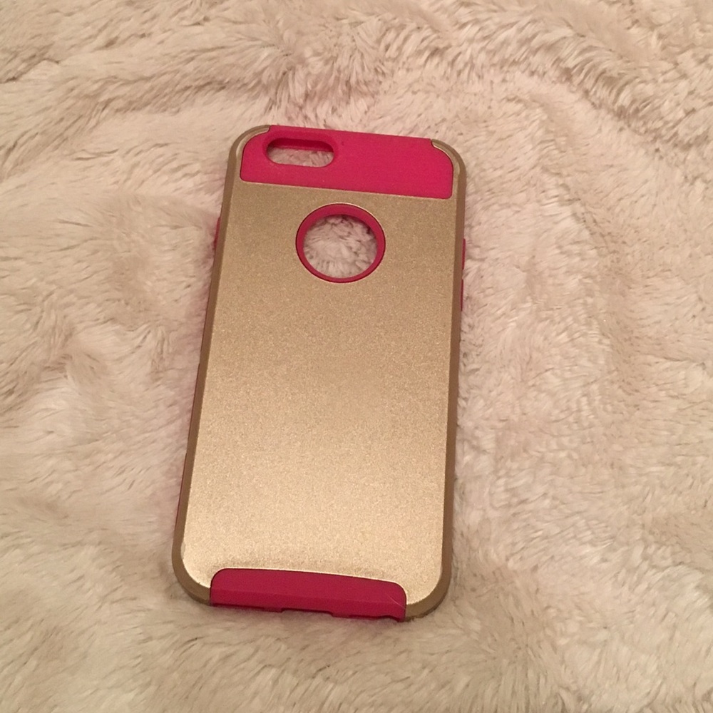 iPhone 6/6s pink and gold case