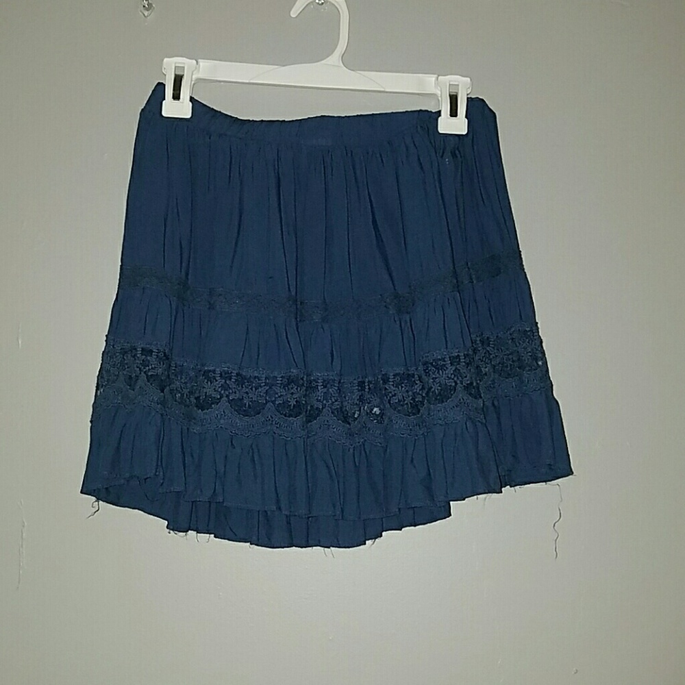 Navy skirt