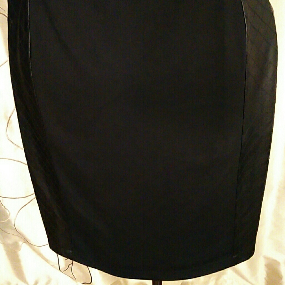 Vegan leather & stretch