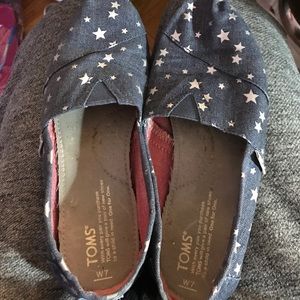 Toms - Denim with stars