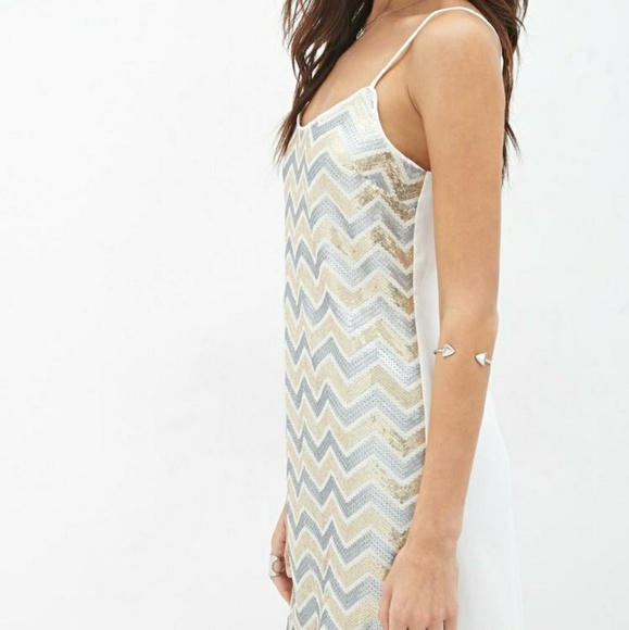 NWT - Forever 21 Contemporary Sequin Dress - Picture 2 of 3