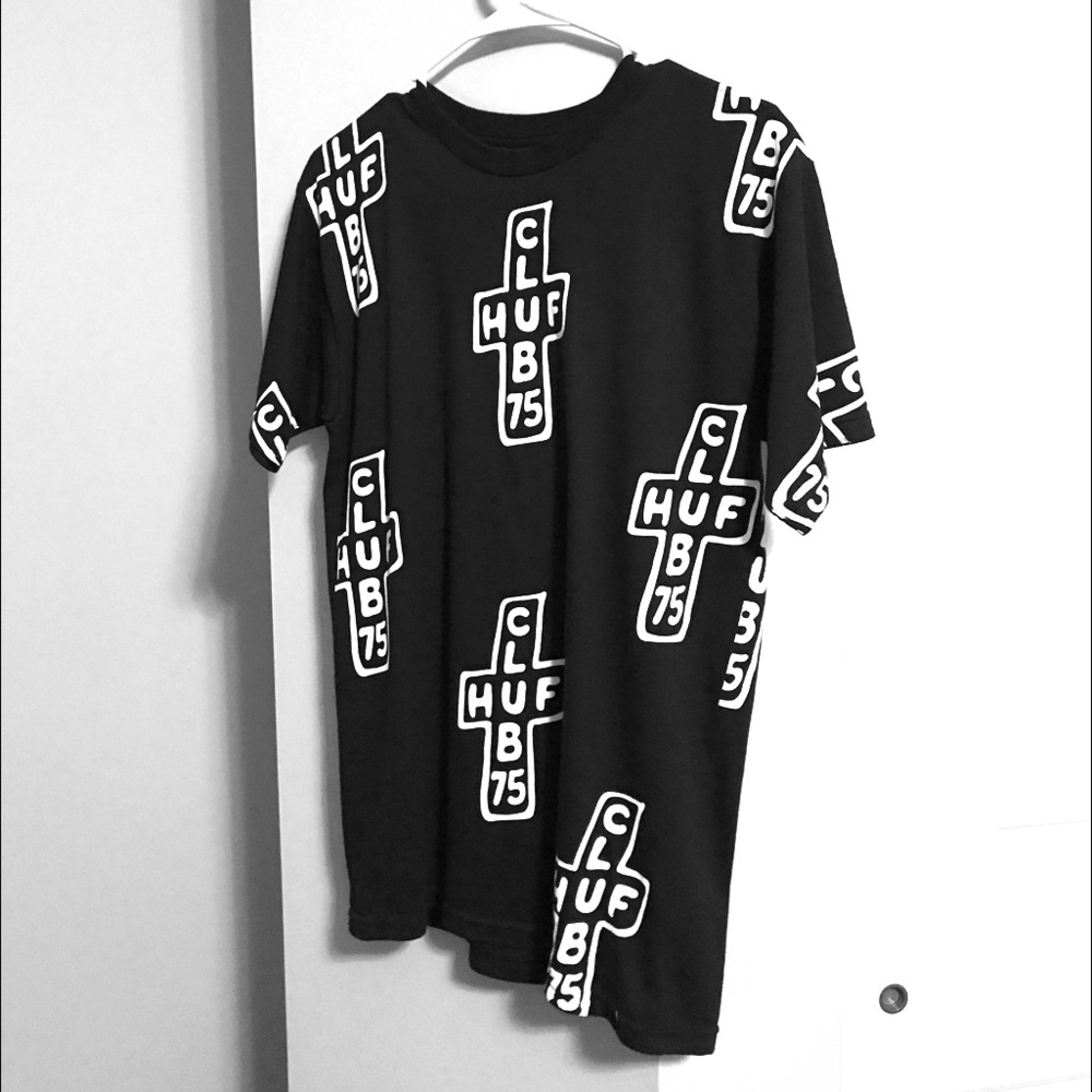 HUF X CLUB 75 Shirt Size Small